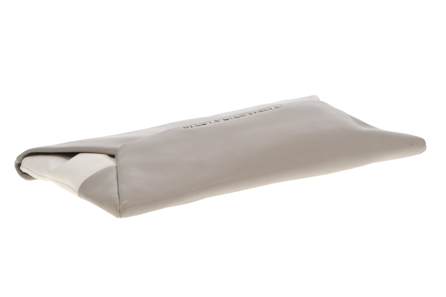 Marc By Marc Jacobs Envelope Clutch Grey & White Long