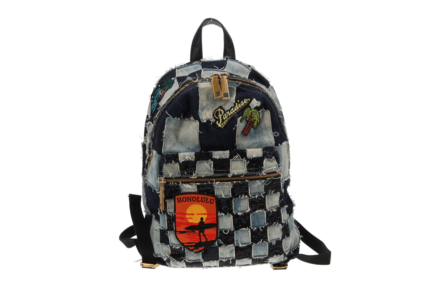 Marc Jacobs Denim Patch Paradise Backpack