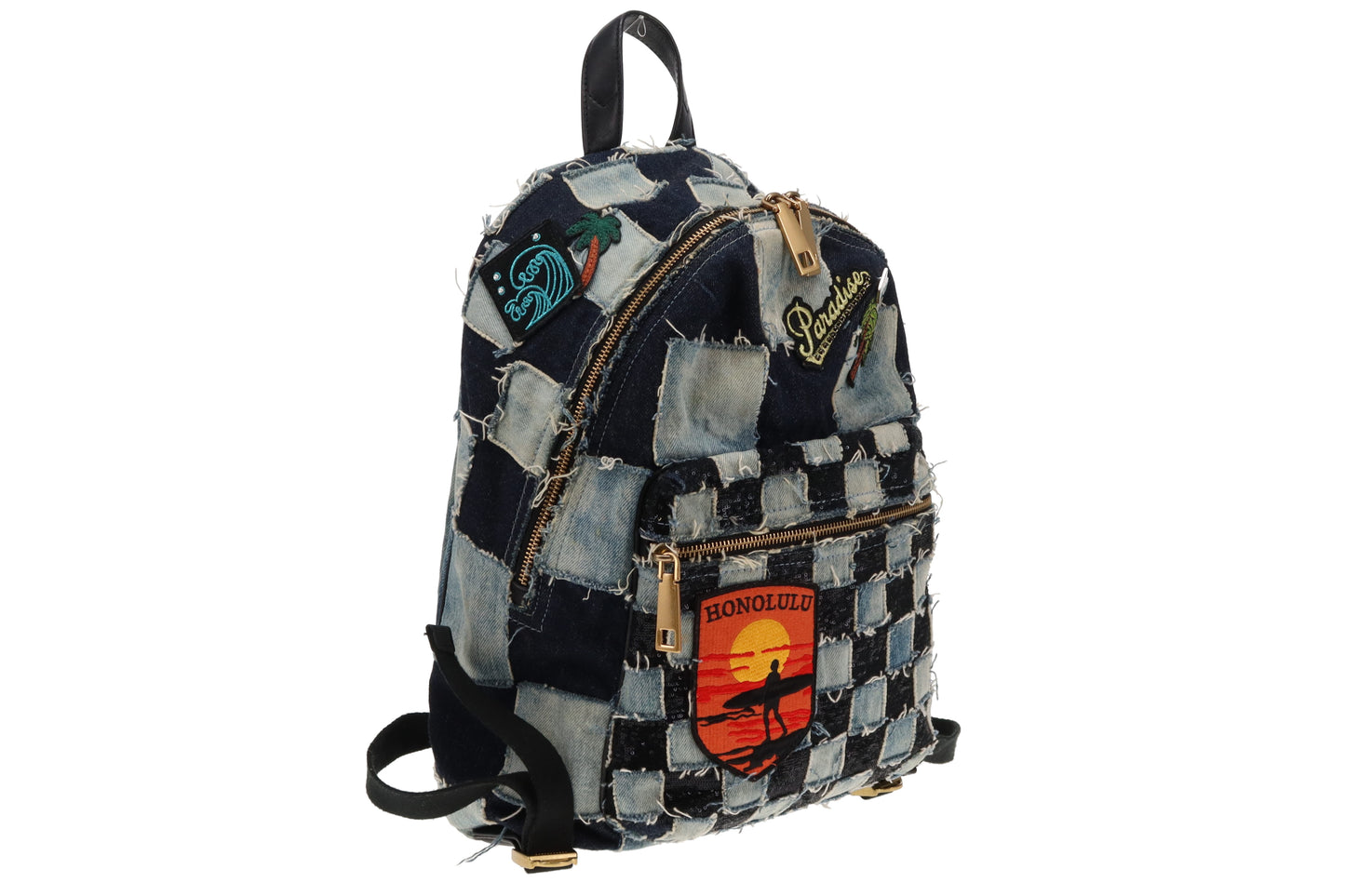 Marc Jacobs Denim Patch Paradise Backpack