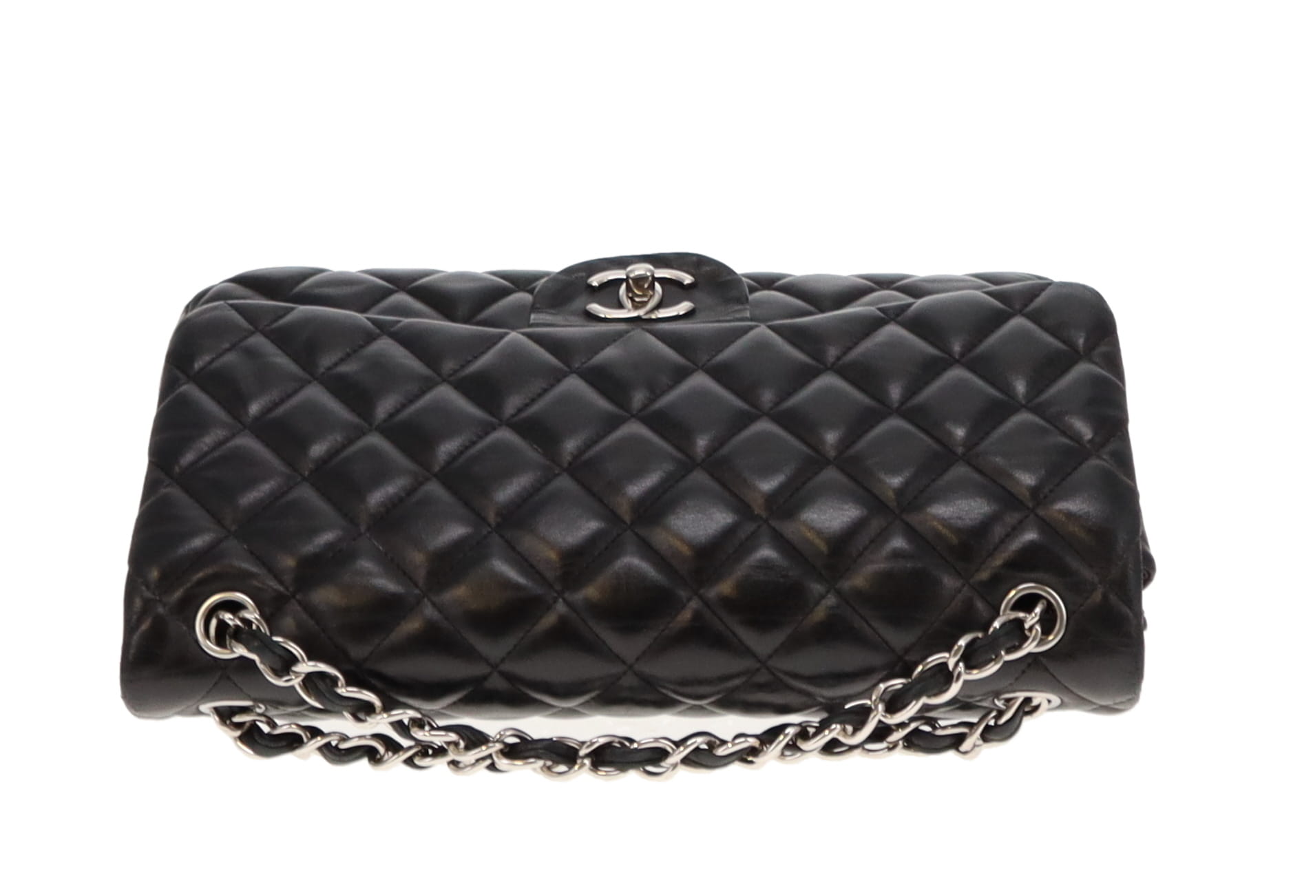 Chanel Jumbo Classic Double Flap Bag With Silver Hardware 2012