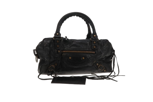 Balenciaga Black The Box Bag Nappa Leather