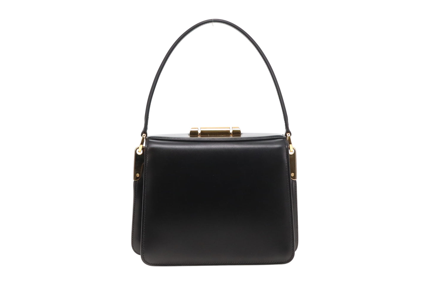 Prada Black Smooth Leather Sybille Bag