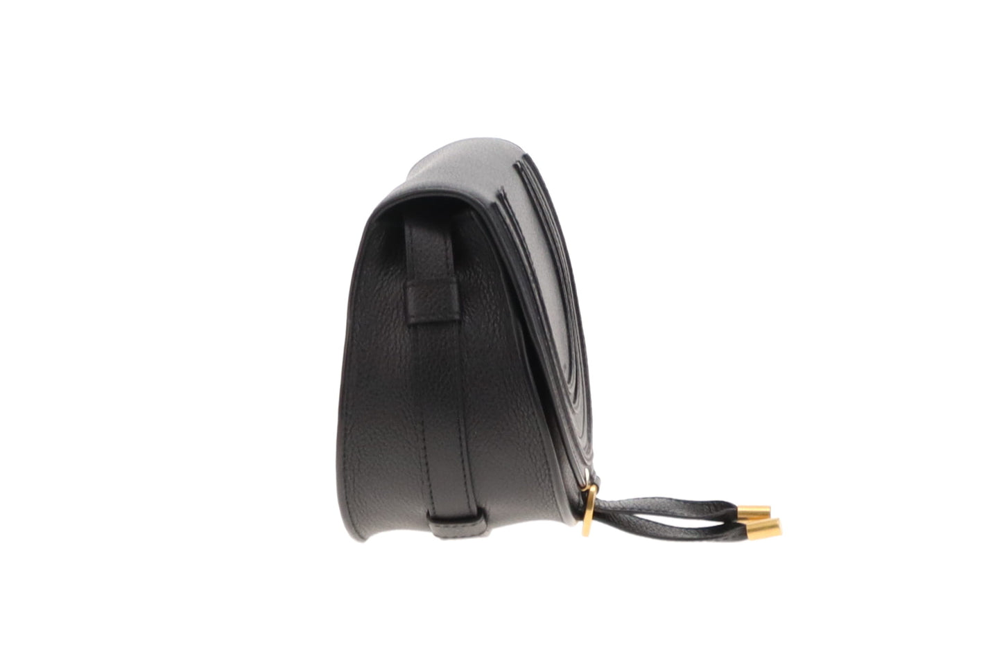 Chloe Black Small Marcie Saddle Bag