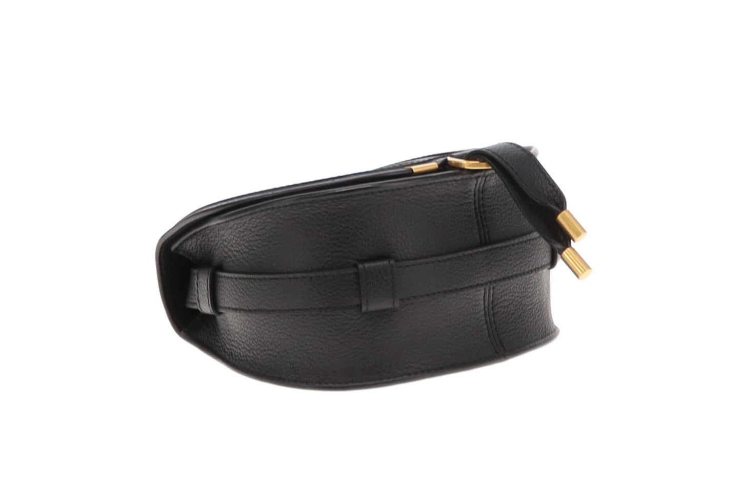 Chloe Black Small Marcie Saddle Bag