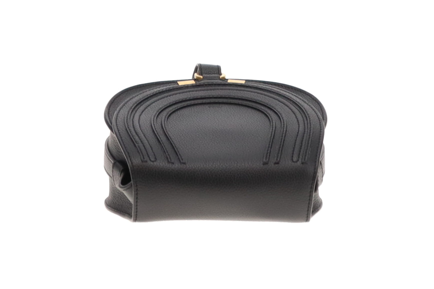 Chloe Black Small Marcie Saddle Bag