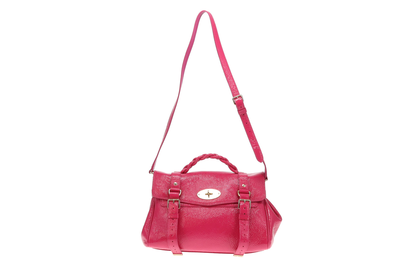 Mulberry Pink Spongy Patent Alexa