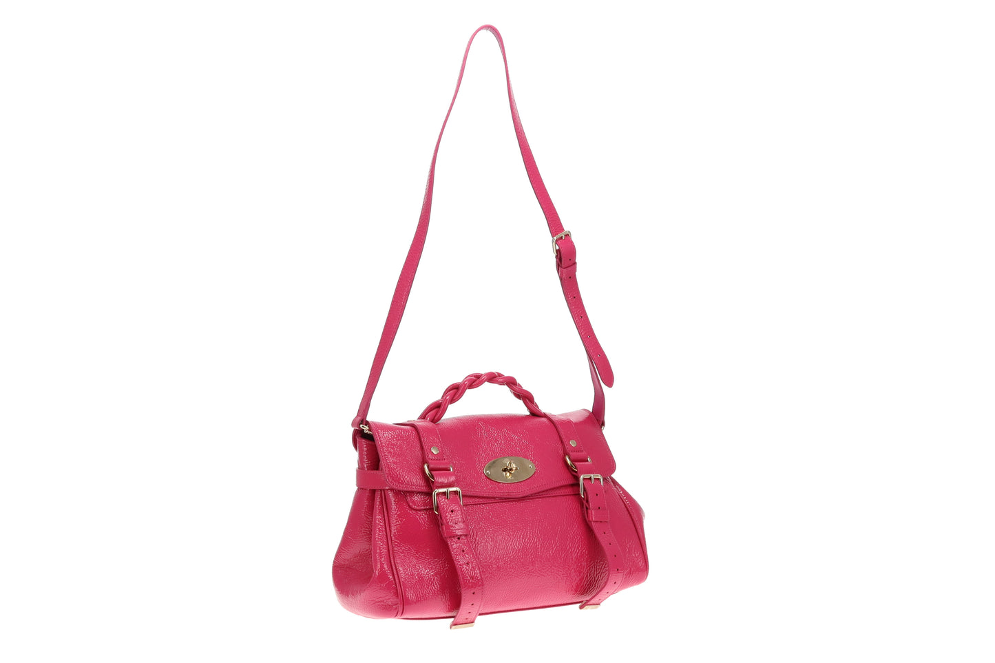 Mulberry Pink Spongy Patent Alexa