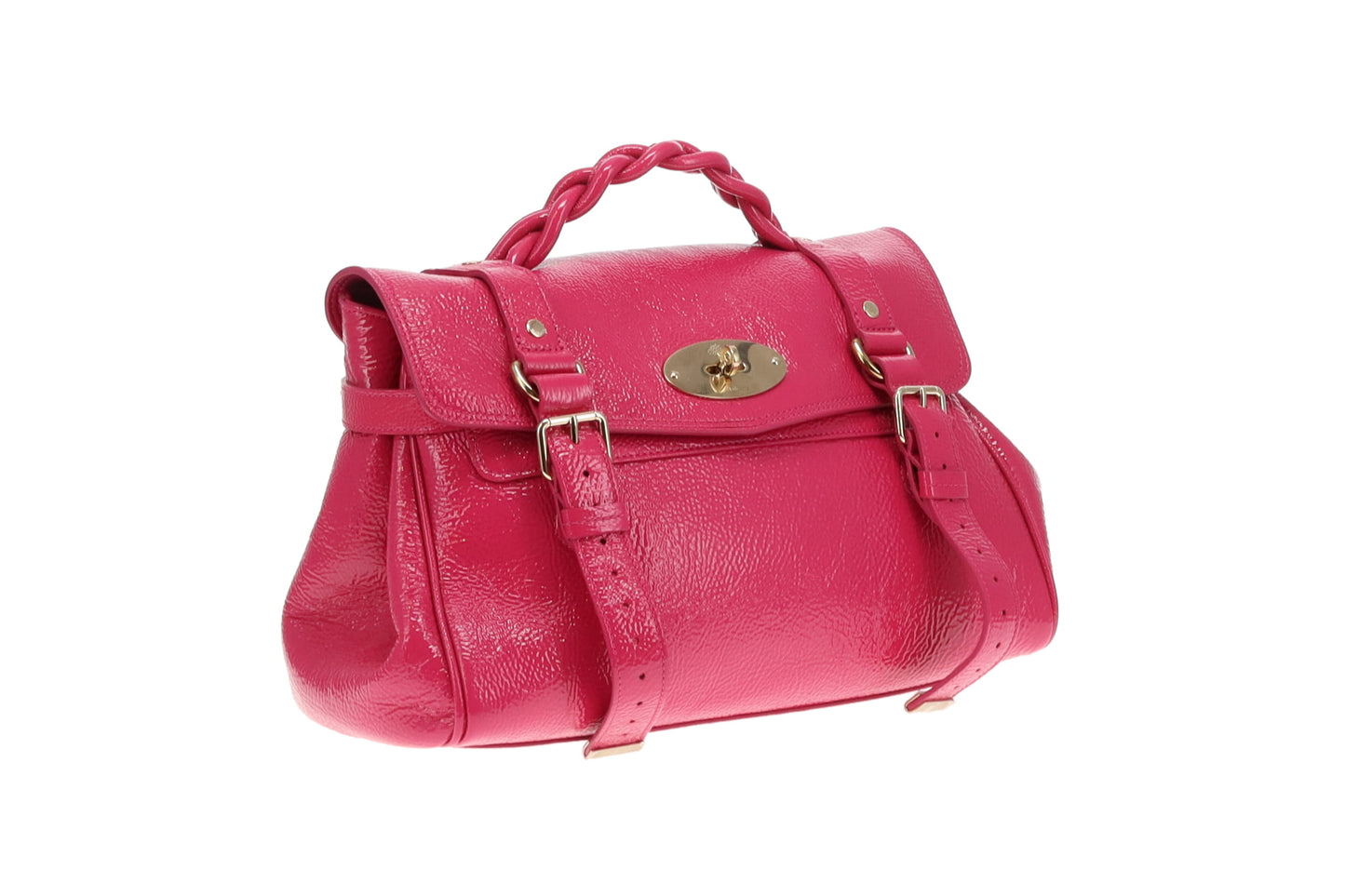 Mulberry Pink Spongy Patent Alexa