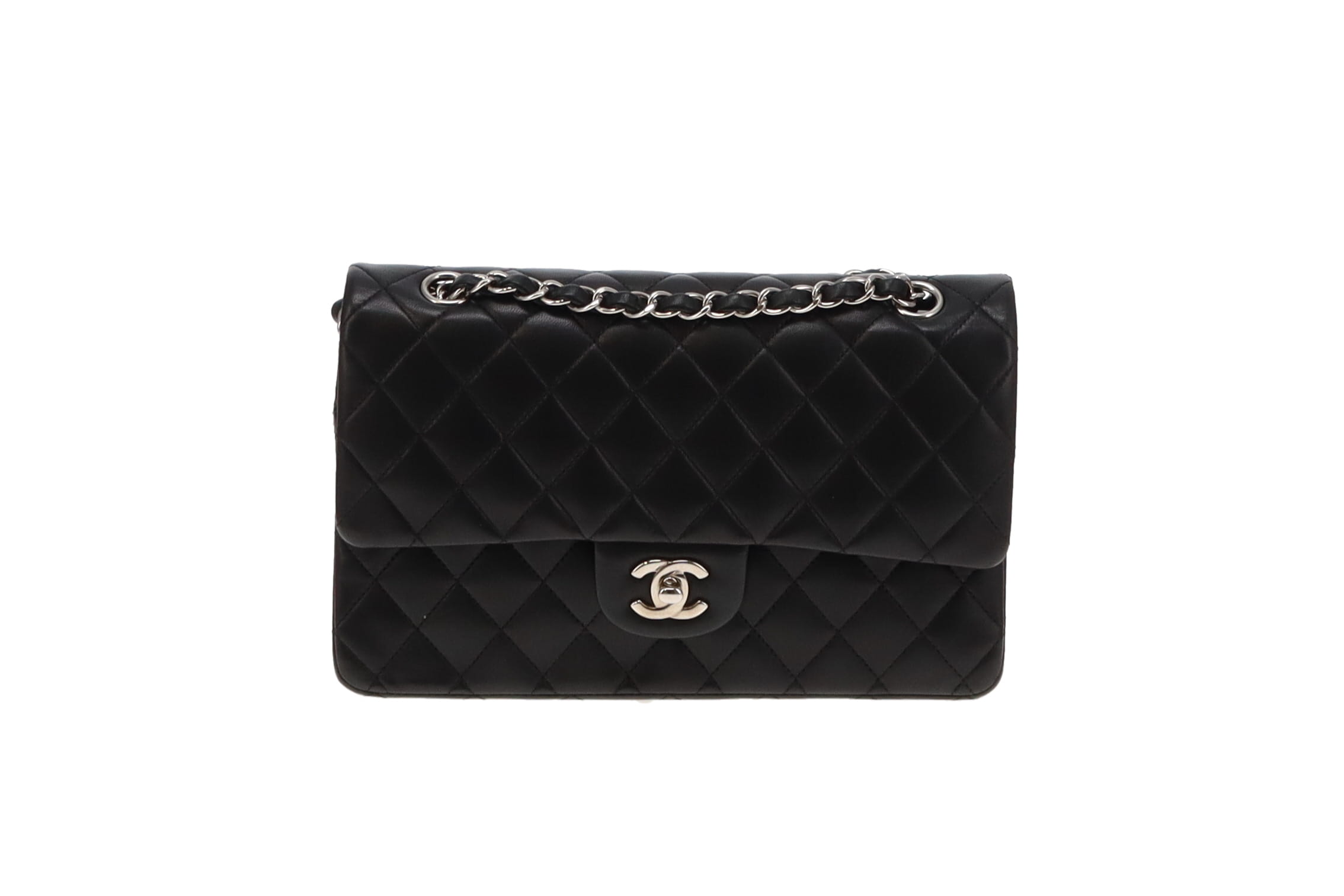 Chanel lambskin flap bag sale