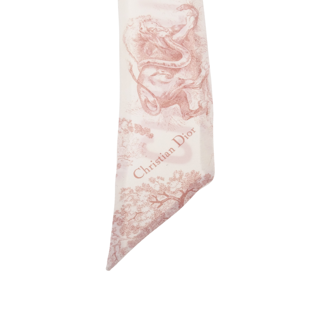 Dior Silk Toile De Jouy Mitzah Twilly