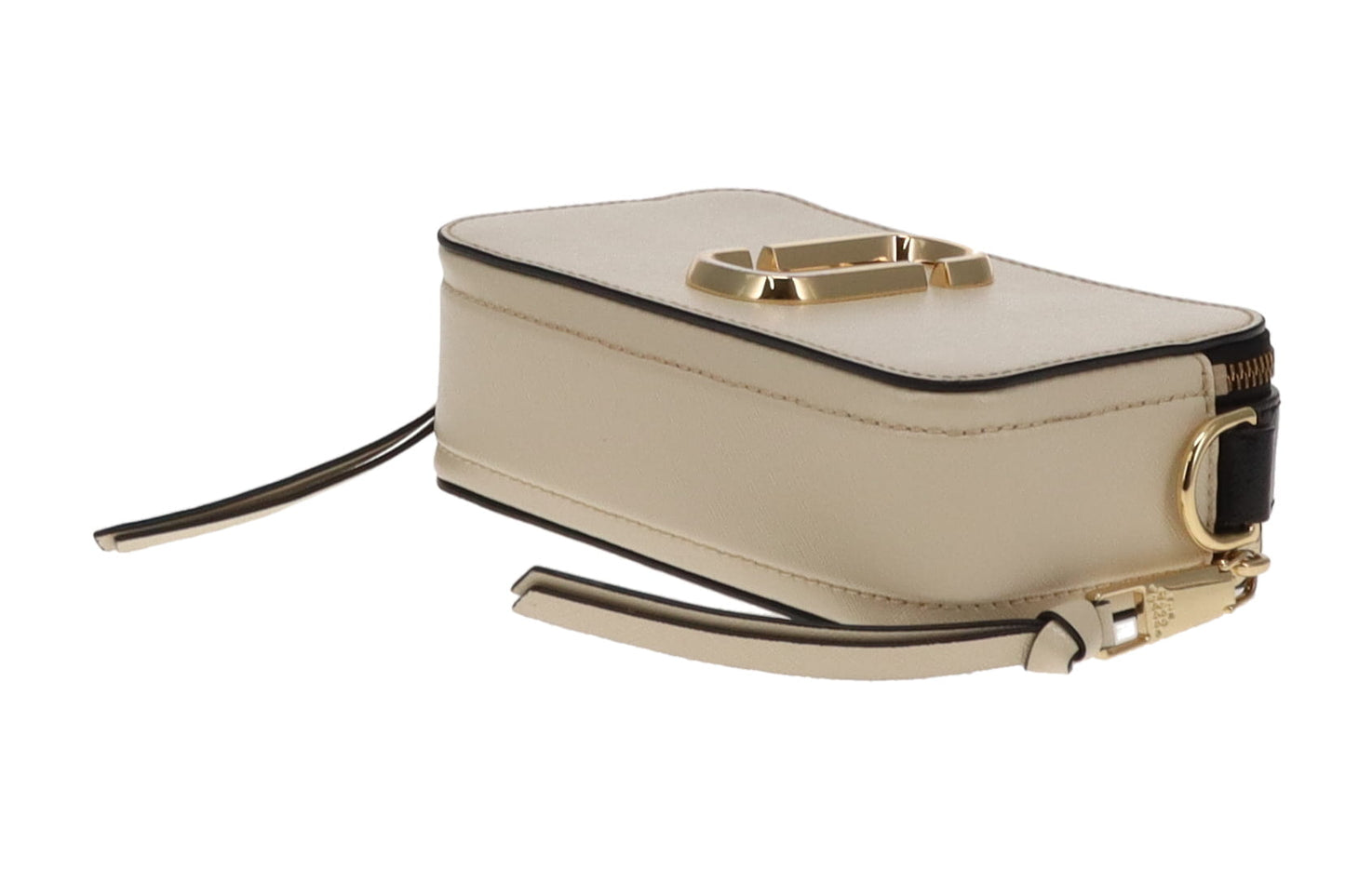 Marc Jacobs Cream Leather Snapshot Camera Bag