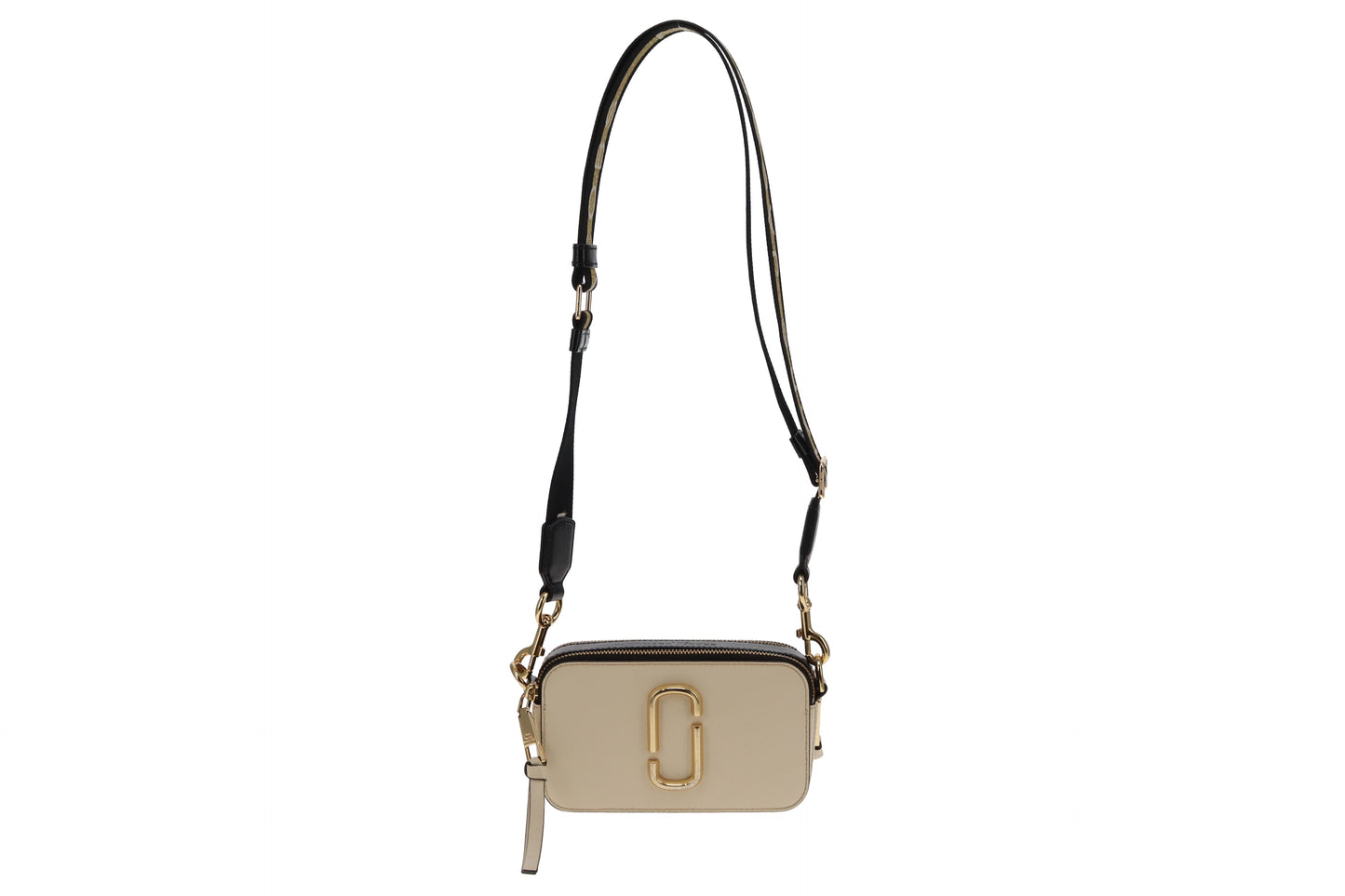 Marc Jacobs Cream Leather Snapshot Camera Bag