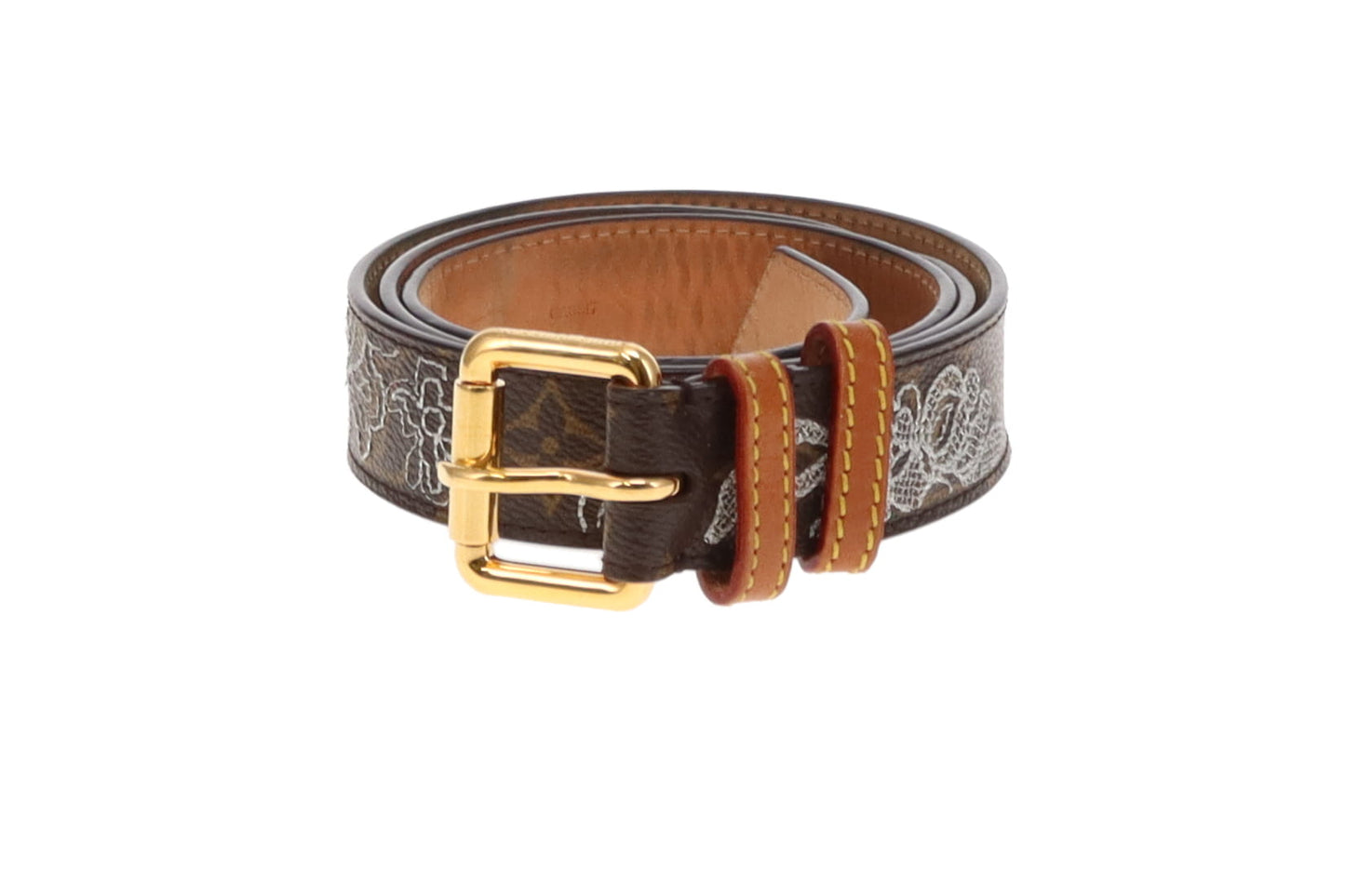 Louis Vuitton Monogram Canvas Limited Edition Dentelle Belt 95CM