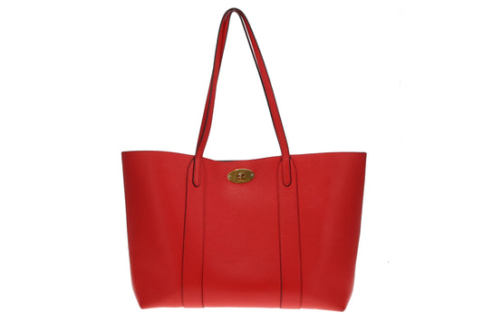 Mulberry Red Leather Bayswater Tote Bag 2