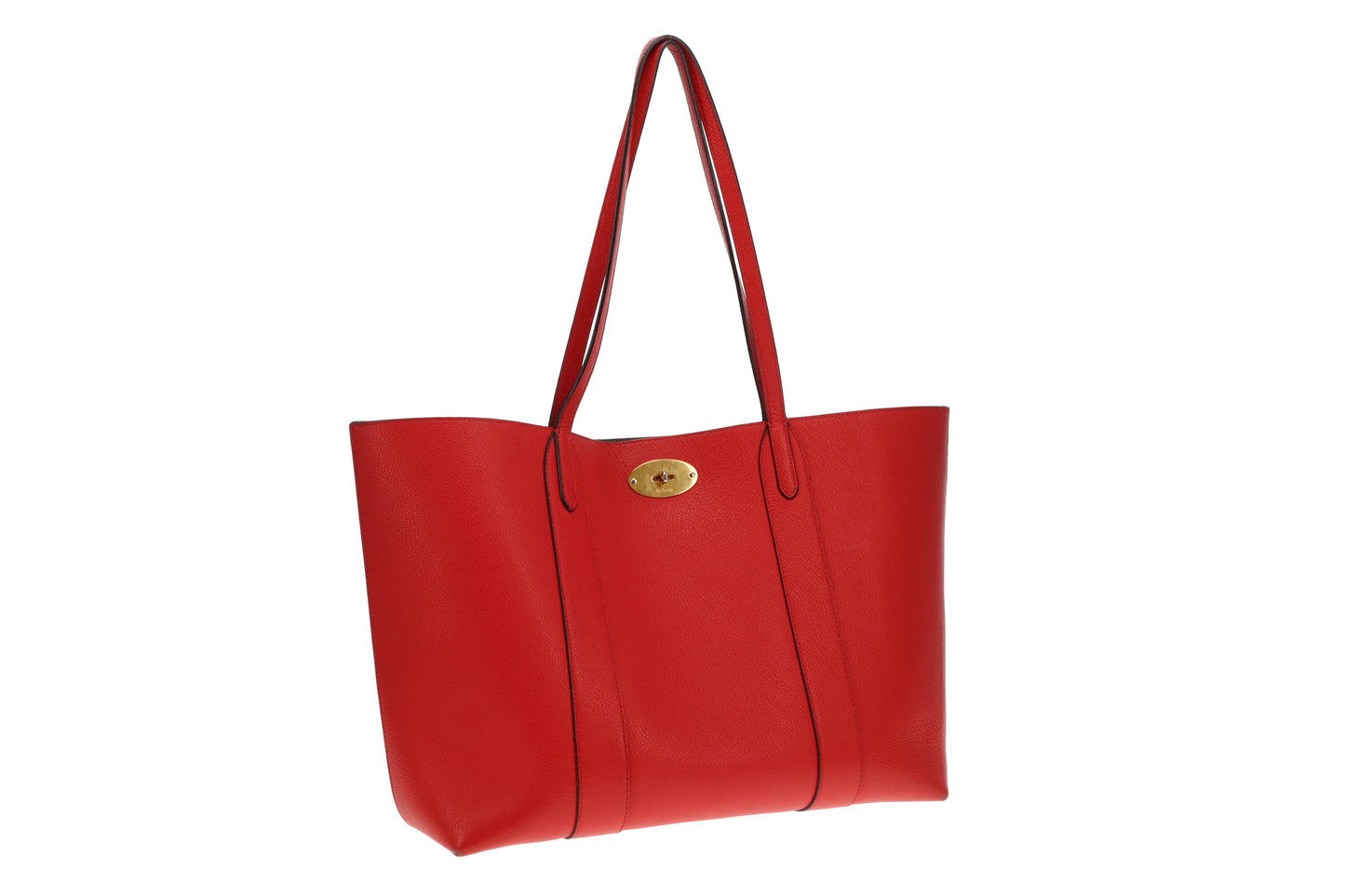 Mulberry Red Leather Bayswater Tote Bag 2