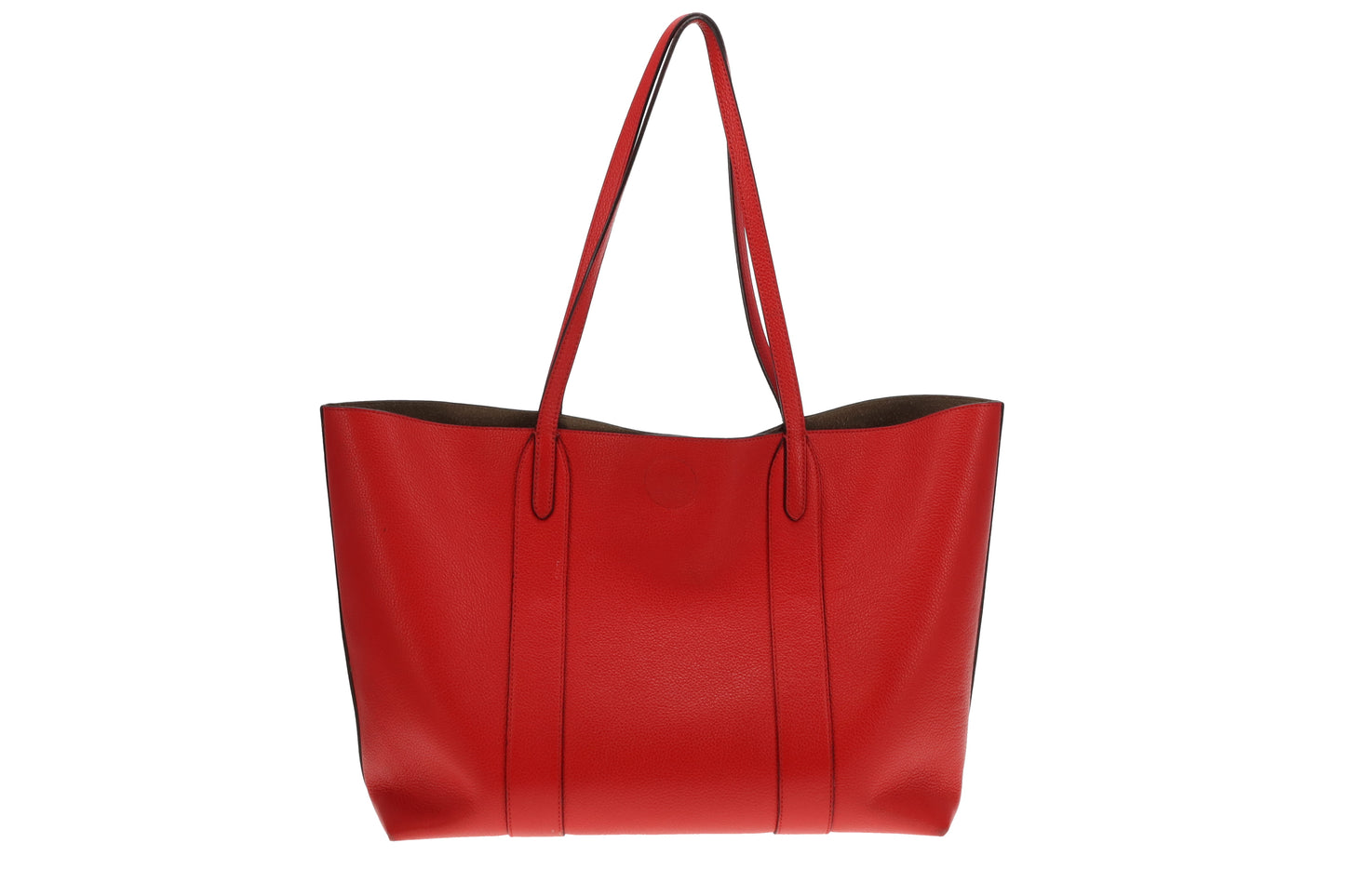 Mulberry Red Leather Bayswater Tote Bag 2