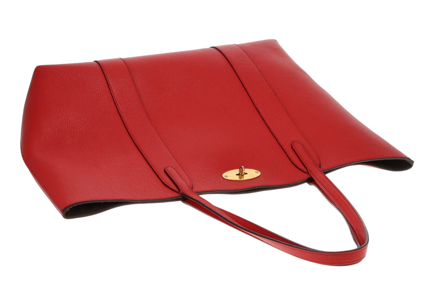 Mulberry Red Leather Bayswater Tote Bag 2