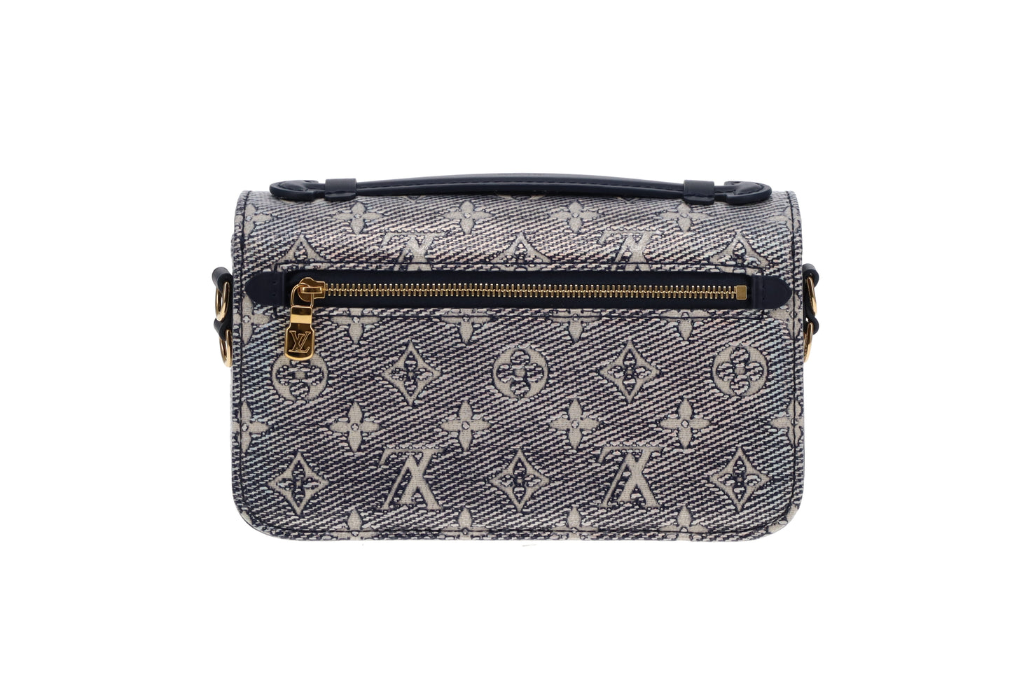 Louis Vuitton Pochette Metis East West Monoglam Bleu