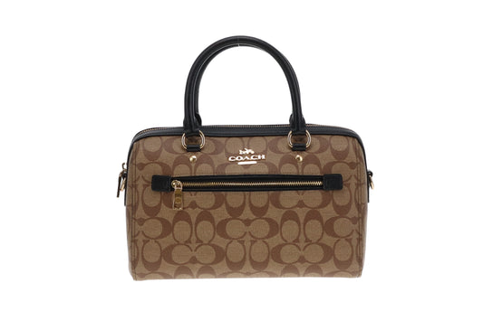 Coach Signature Canvas Rowan Satchel