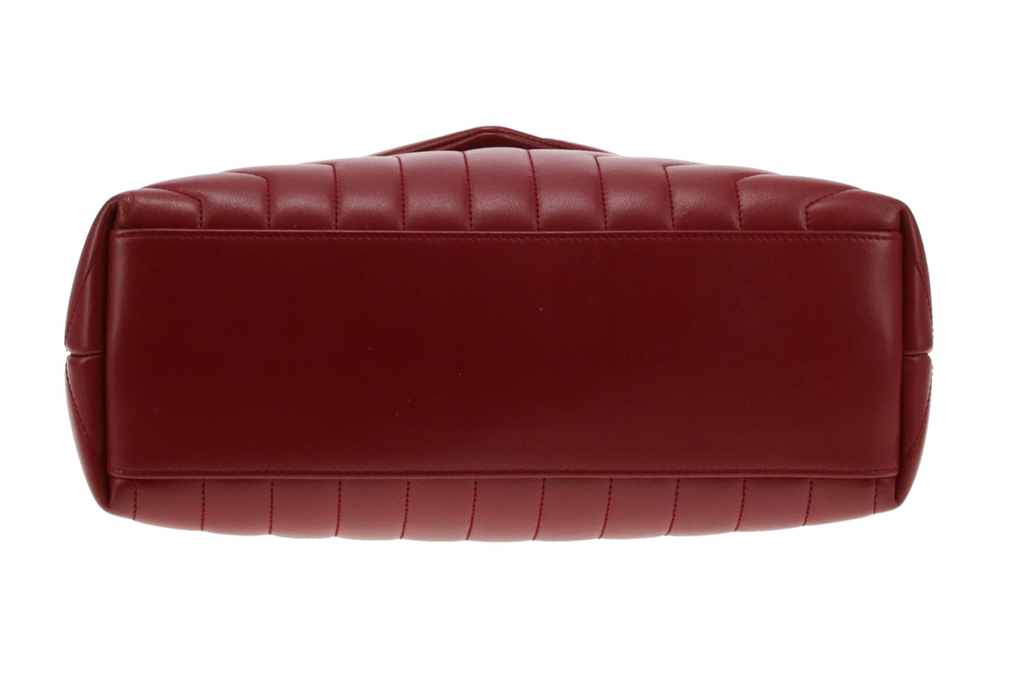 Saint Laurent Medium Loulou Red Matelasse Leather GHW