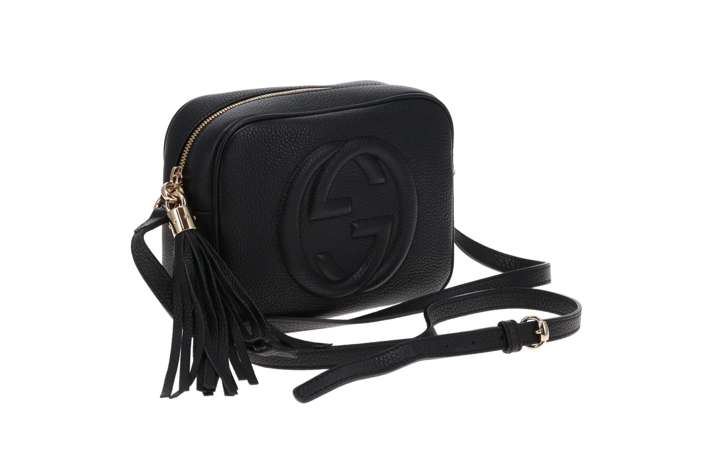 Gucci Black Leather Disco Soho Camera Bag