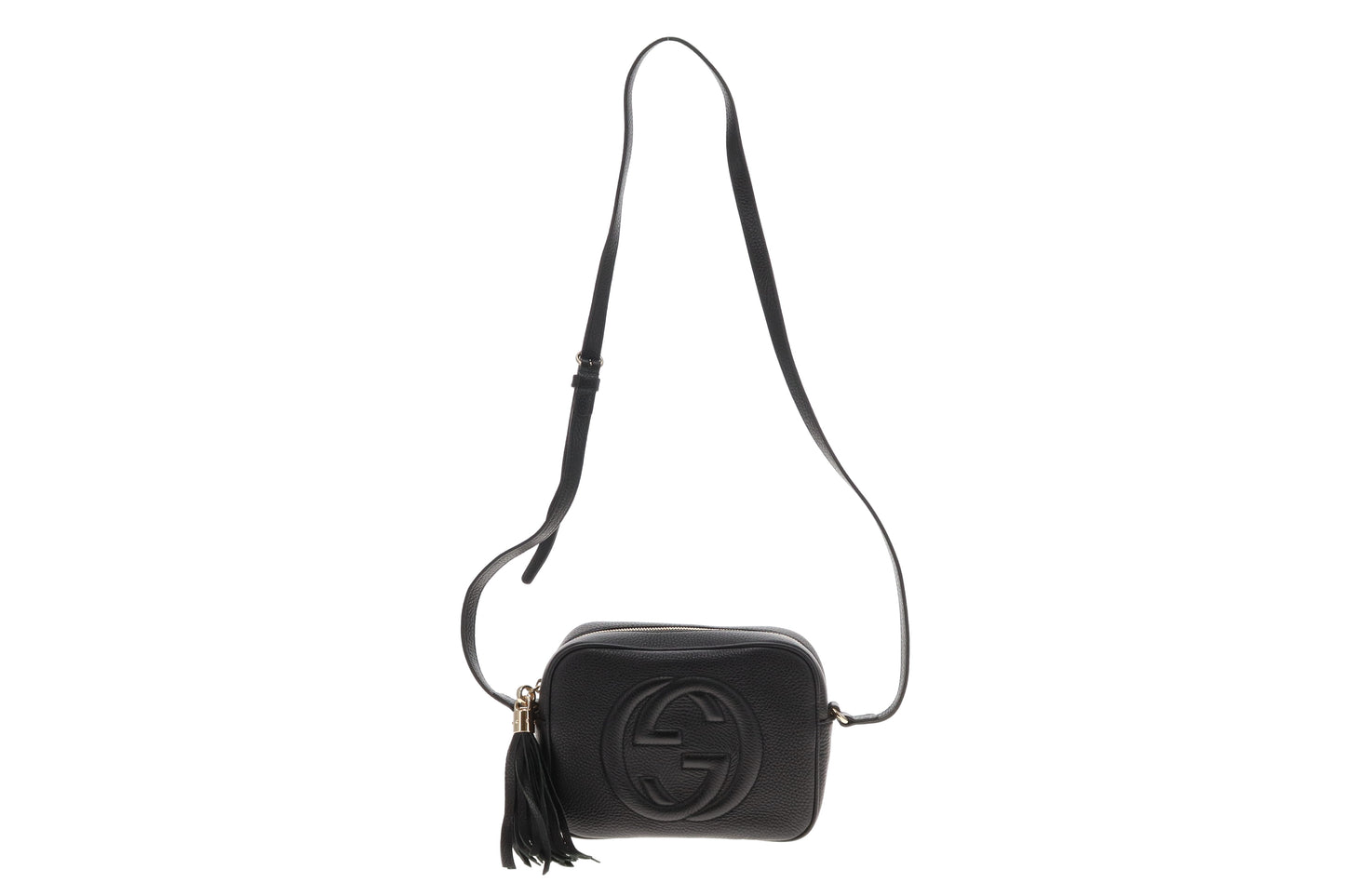 Gucci Black Leather Disco Soho Camera Bag