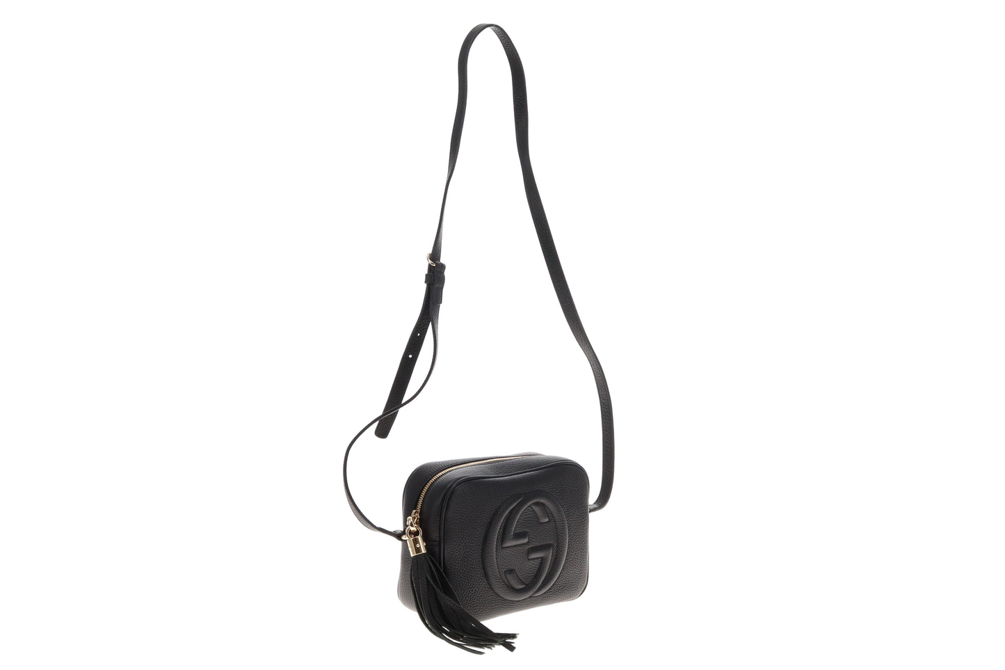 Gucci Black Leather Disco Soho Camera Bag