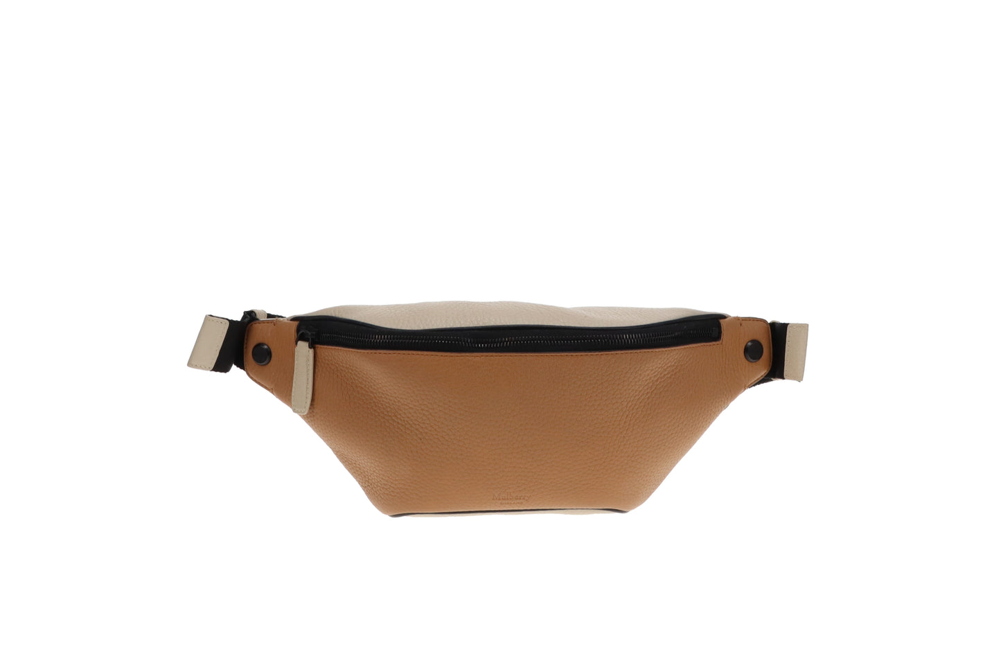 Mulberry Cream/Tan Heavy Grain Leather Urban Belt Bag