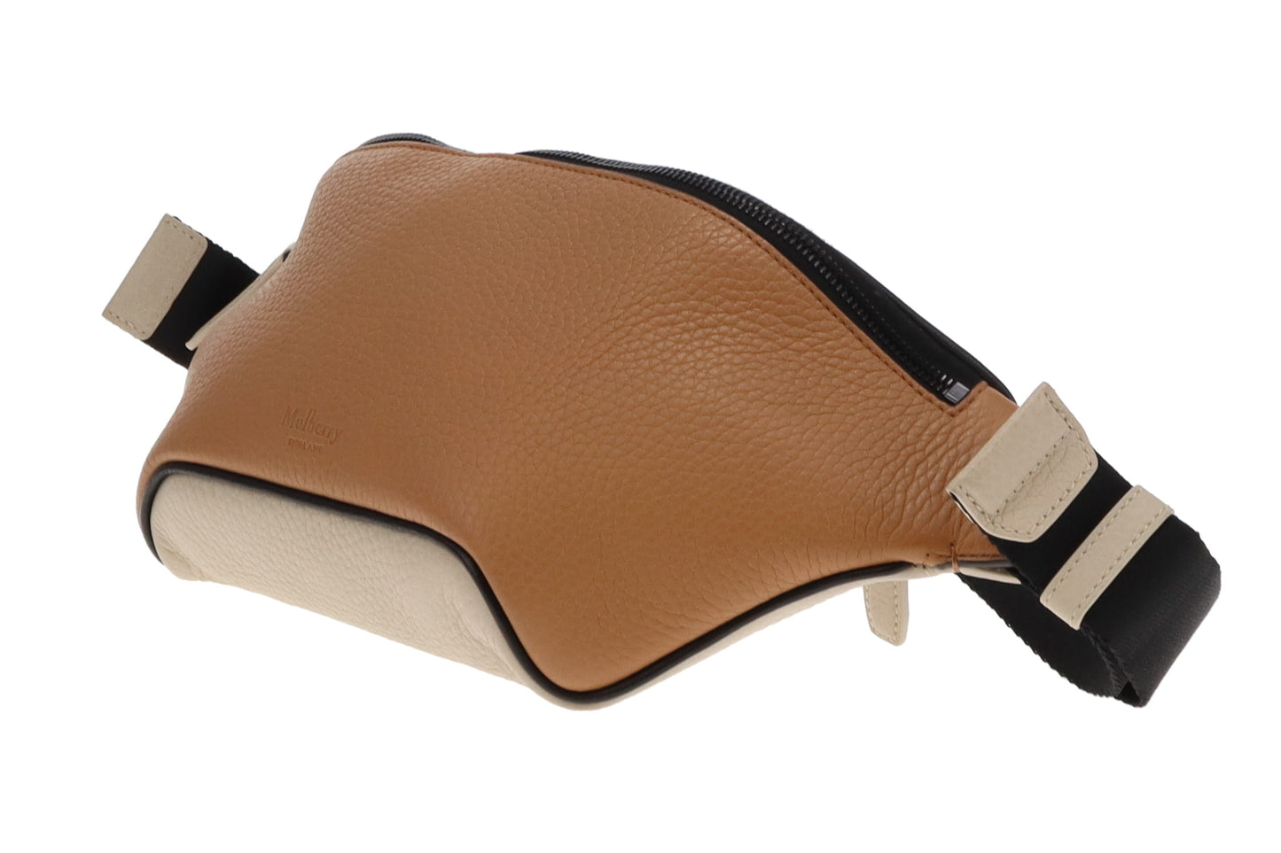 Mulberry Cream/Tan Heavy Grain Leather Urban Belt Bag