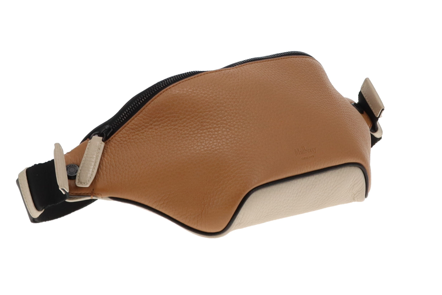 Mulberry Cream/Tan Heavy Grain Leather Urban Belt Bag