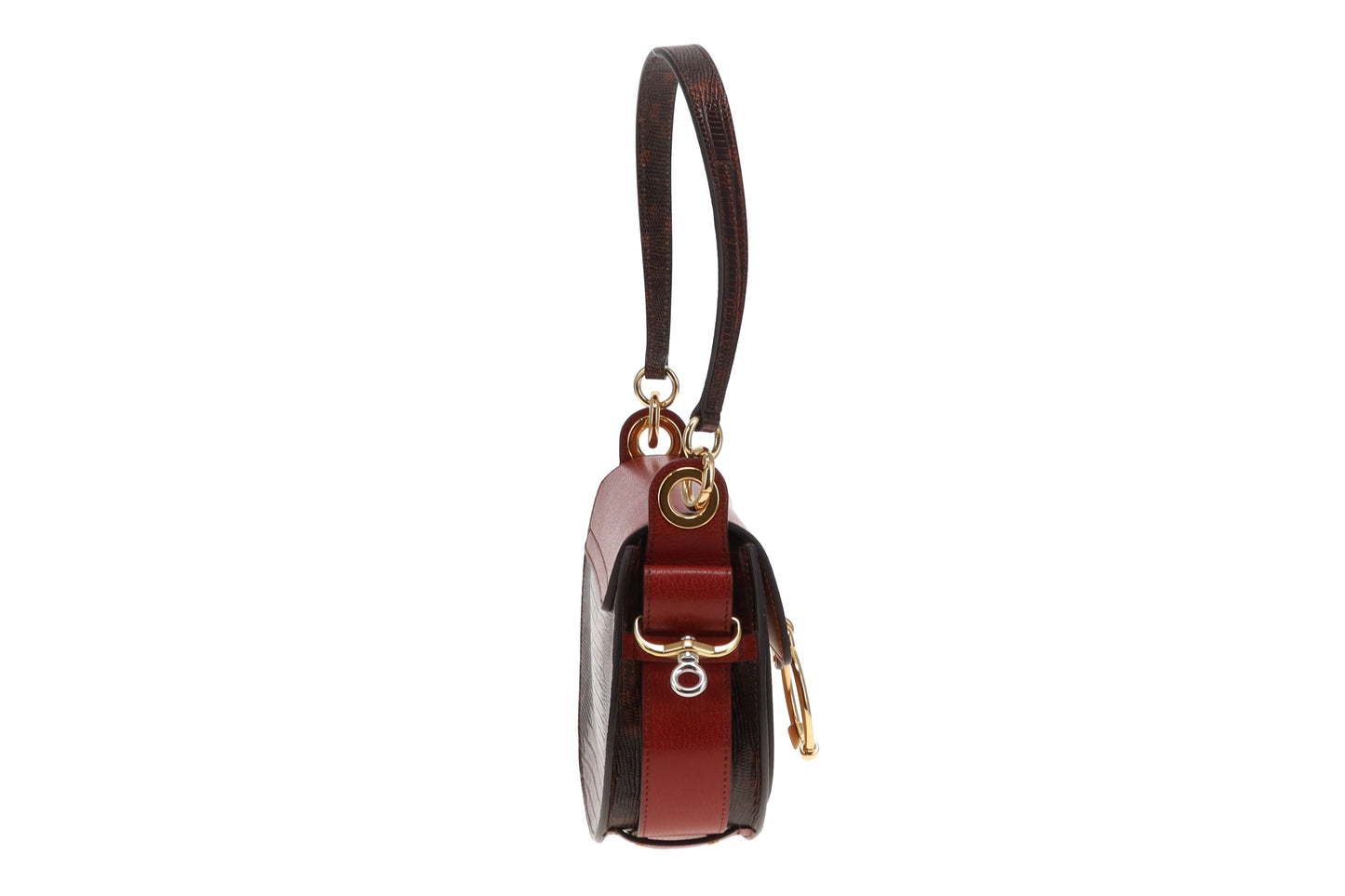 Chloe Sepia Brown and Red Tess Bag