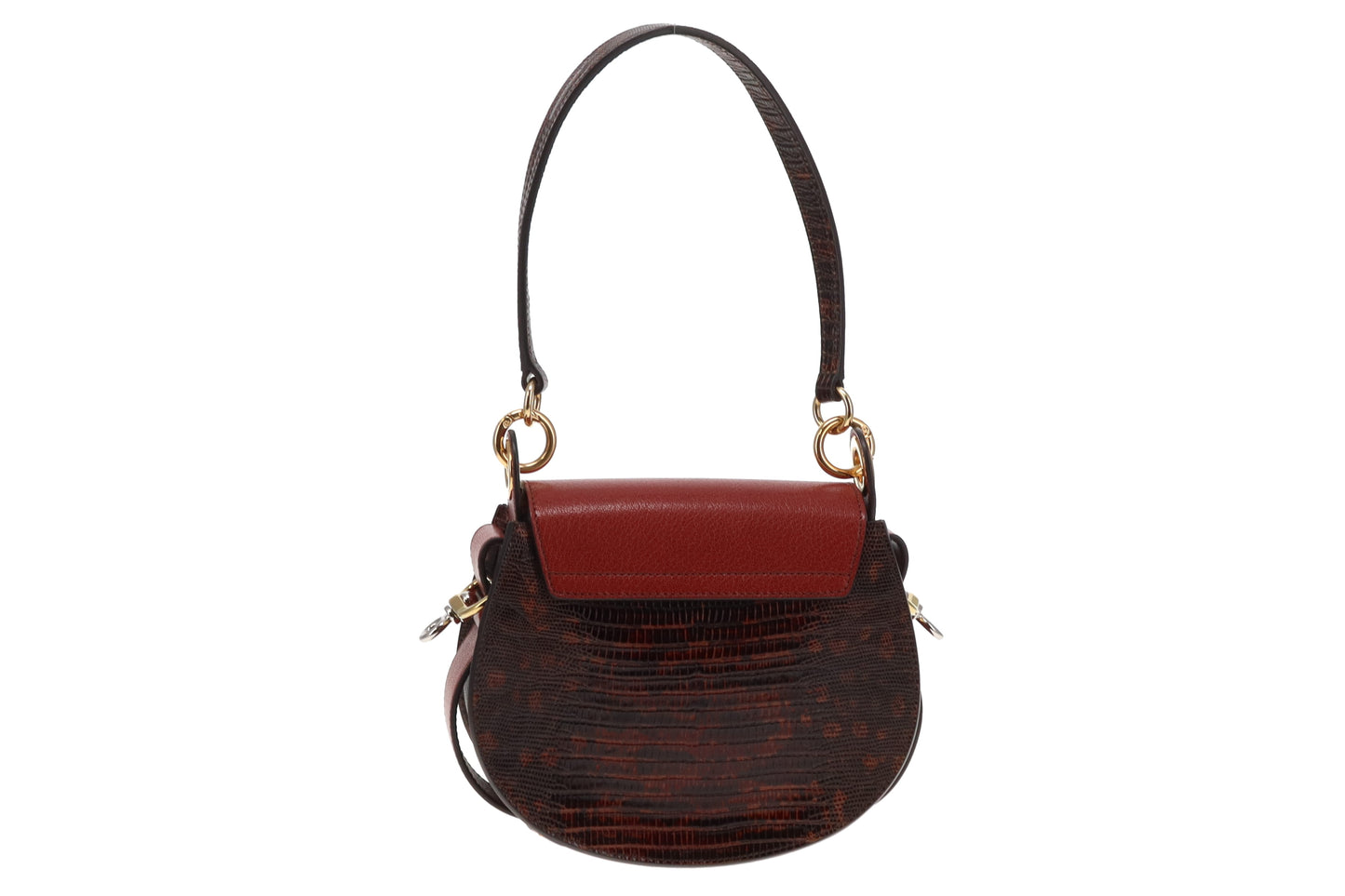 Chloe Sepia Brown and Red Tess Bag