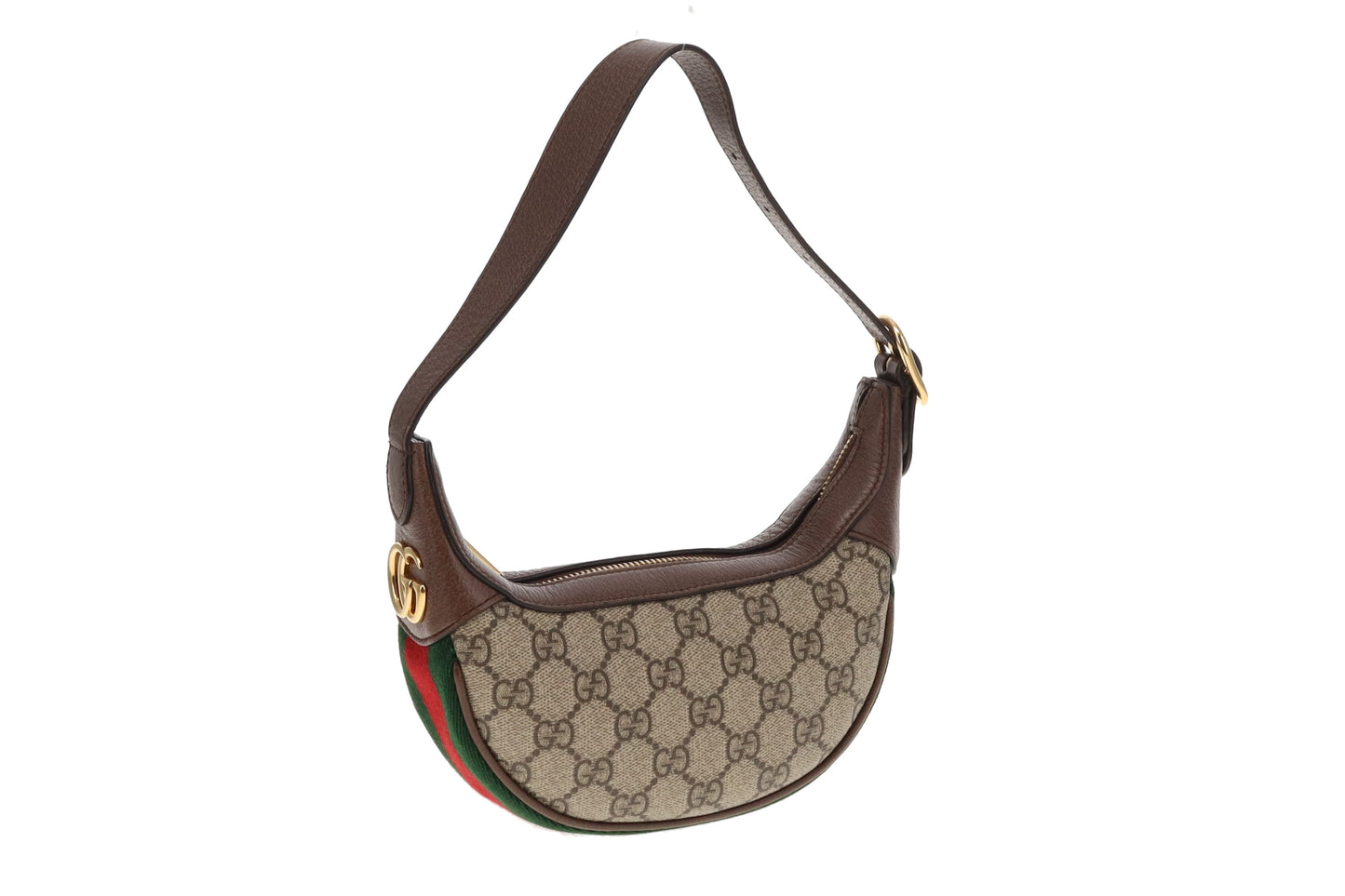 Gucci GG Supreme Ophidia Mini Half Moon Bag