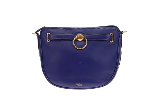 Mulberry Cobalt Blue Silky Calf Leather Brockwell