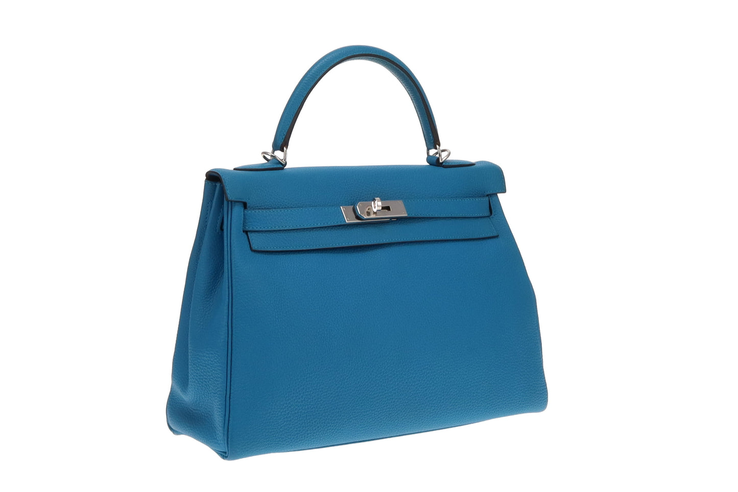 Hermes Bleu Zanzibar Togo Leather Kelly 32cm 2017