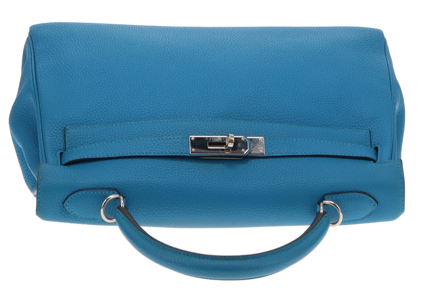 Hermes Blue Izmir Togo Leather Kelly 32cm 2017