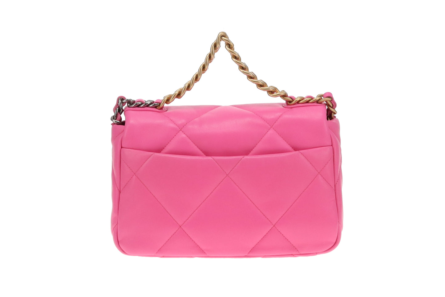 Chanel 19 Small Hot Pink Leather 2021