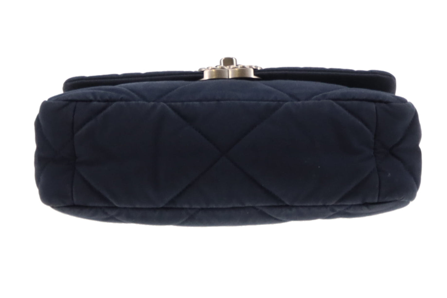 Chanel 19 Small Navy Blue In Quilted Fabric 2022