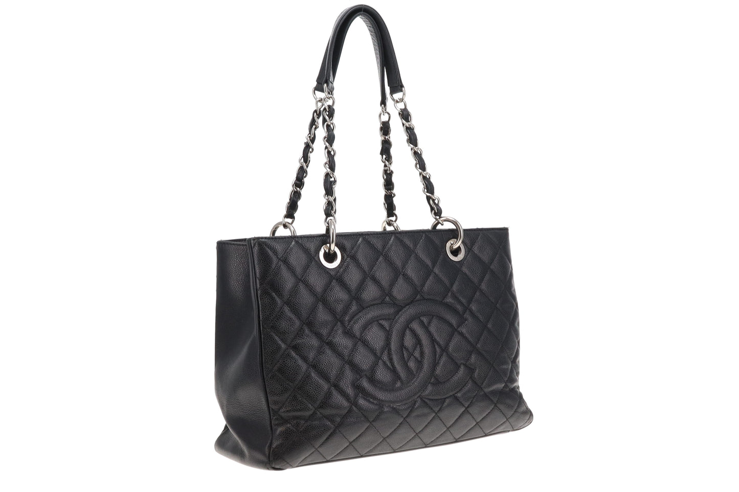 Chanel GST Black Caviar Leather SH 2013/14