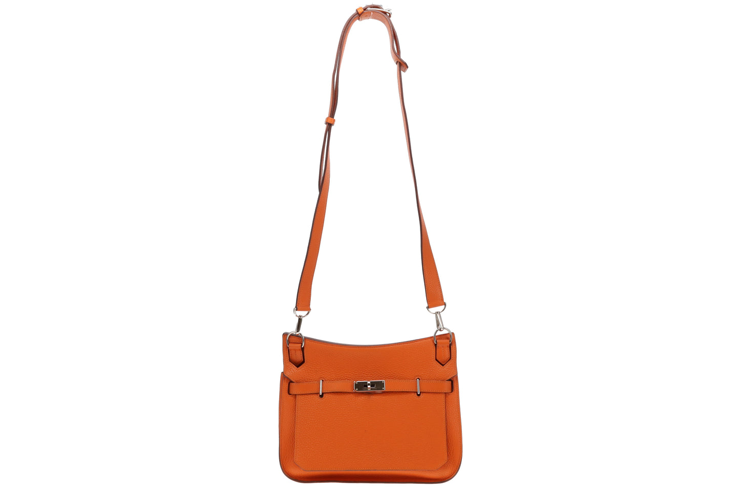 Hermes Orange H Clemence Jypsiere 28 2011 (O in a square)