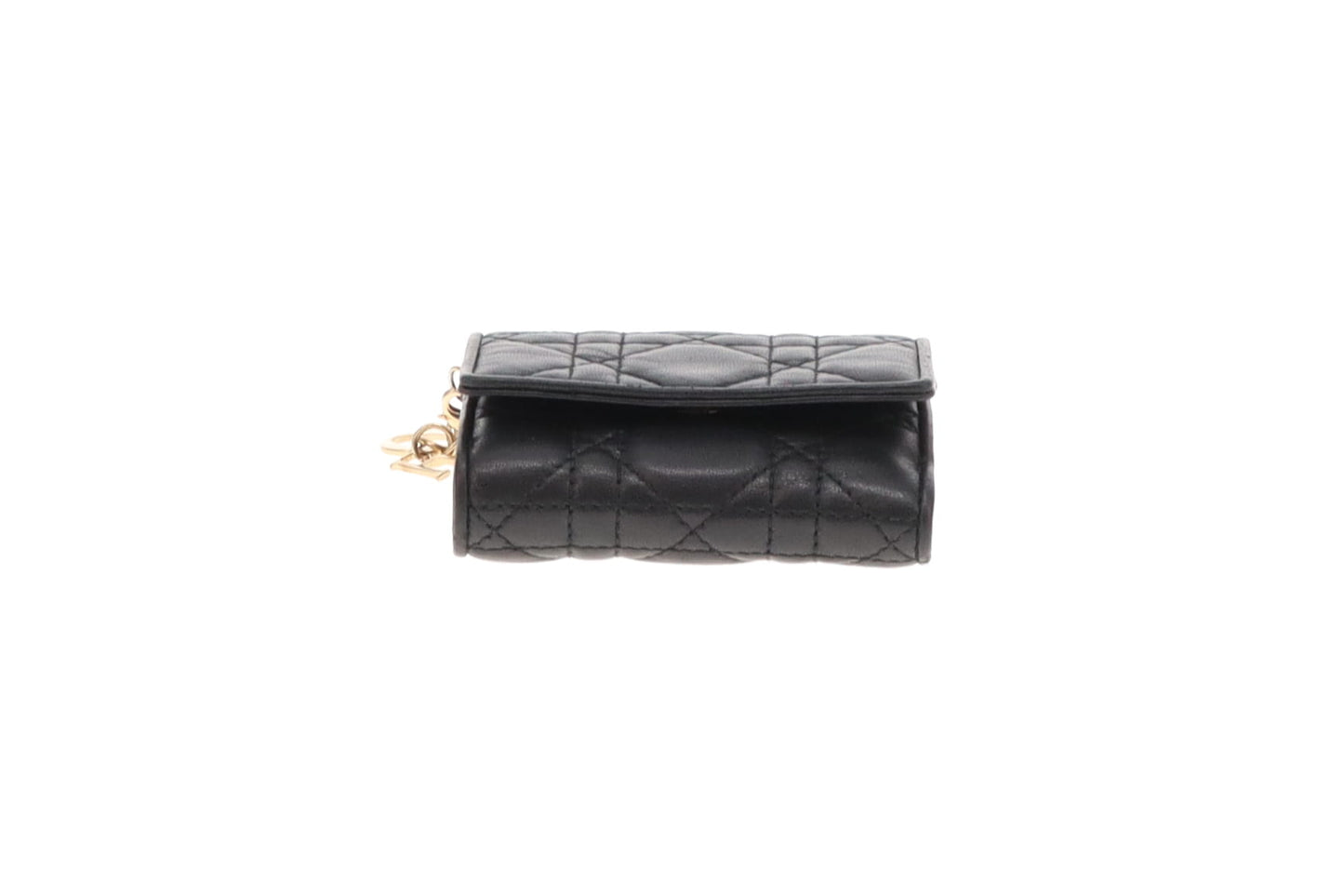 Dior Black Lady Dior Folded Wallet 2021