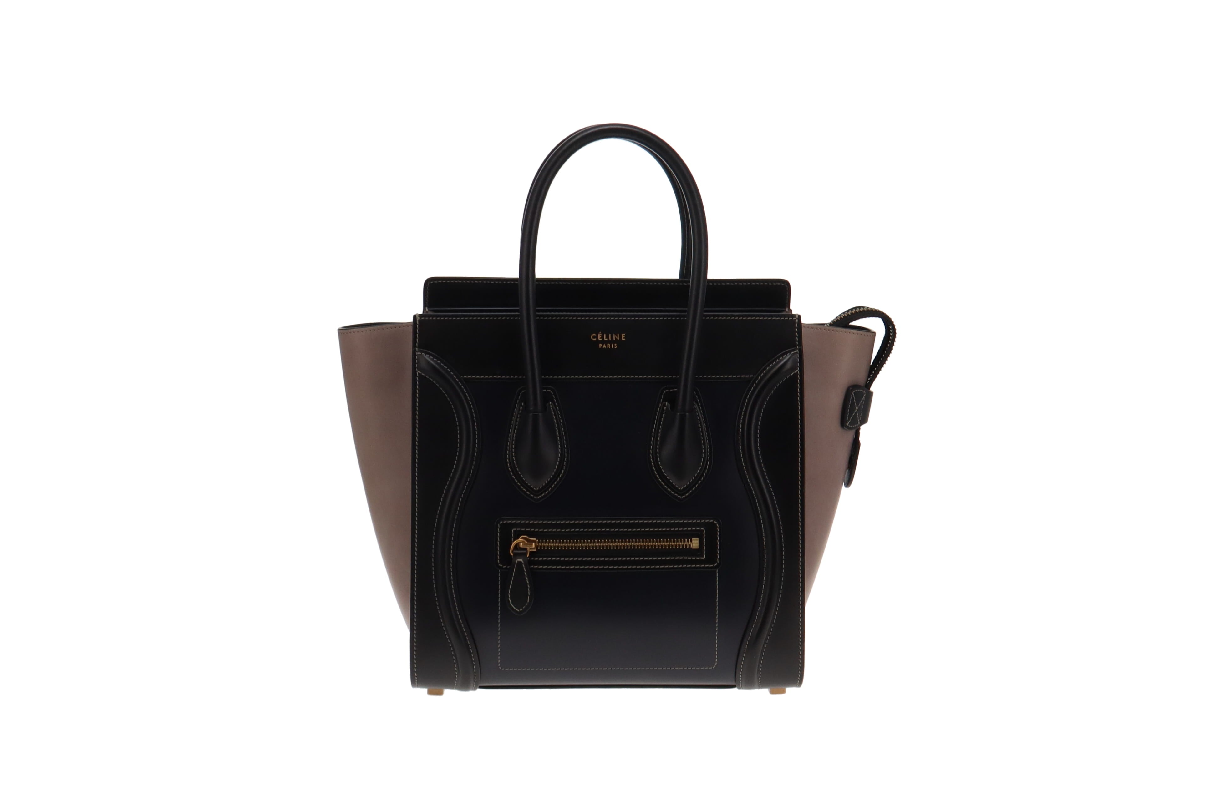 Celine mini 2024 luggage tote black