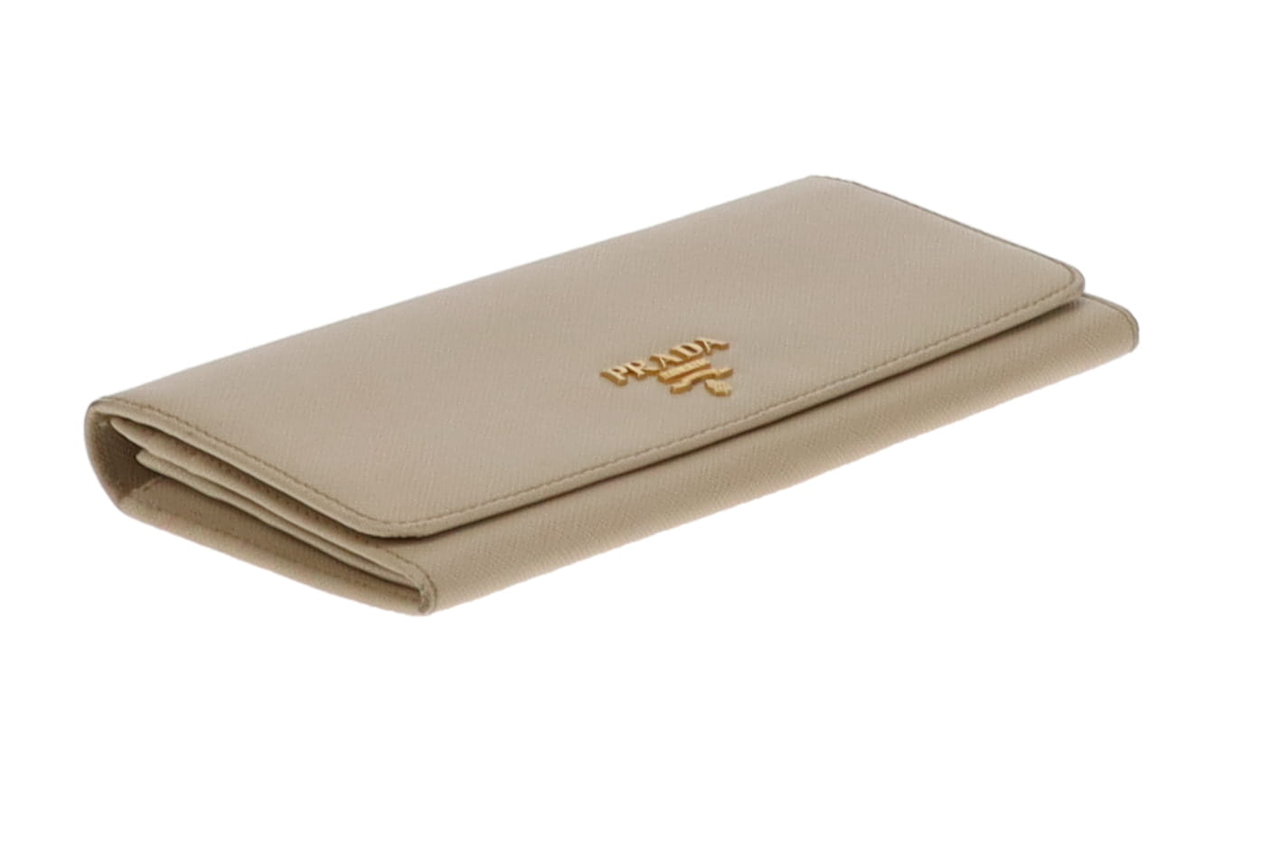 Prada Long Flap Saffiano Wallet