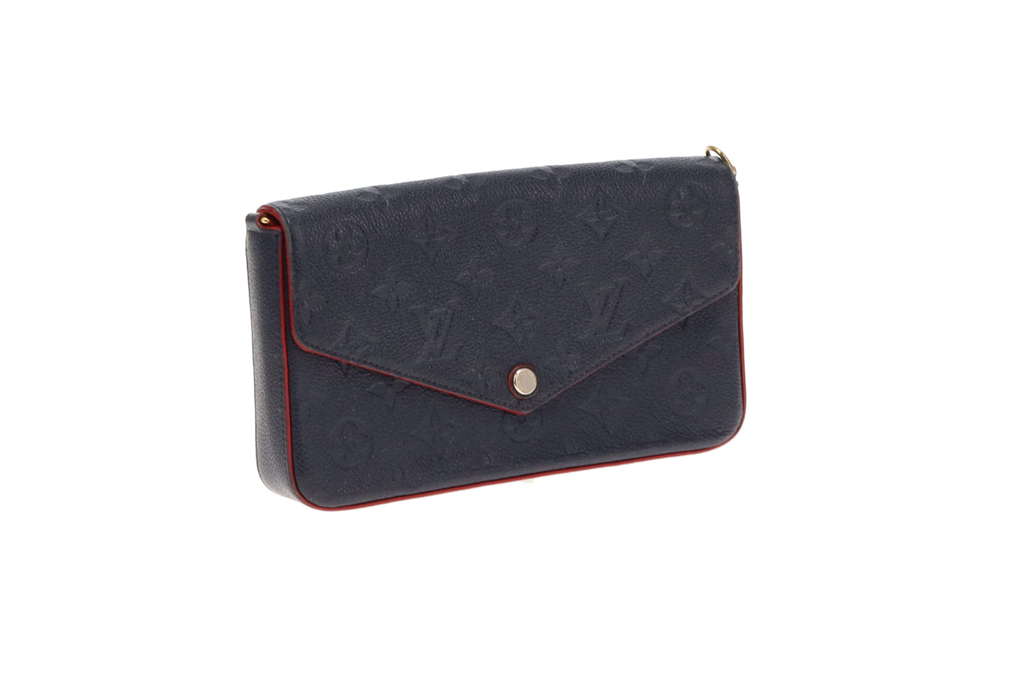 Louis Vuitton Marine and Rouge Felicie Pochette with Inserts