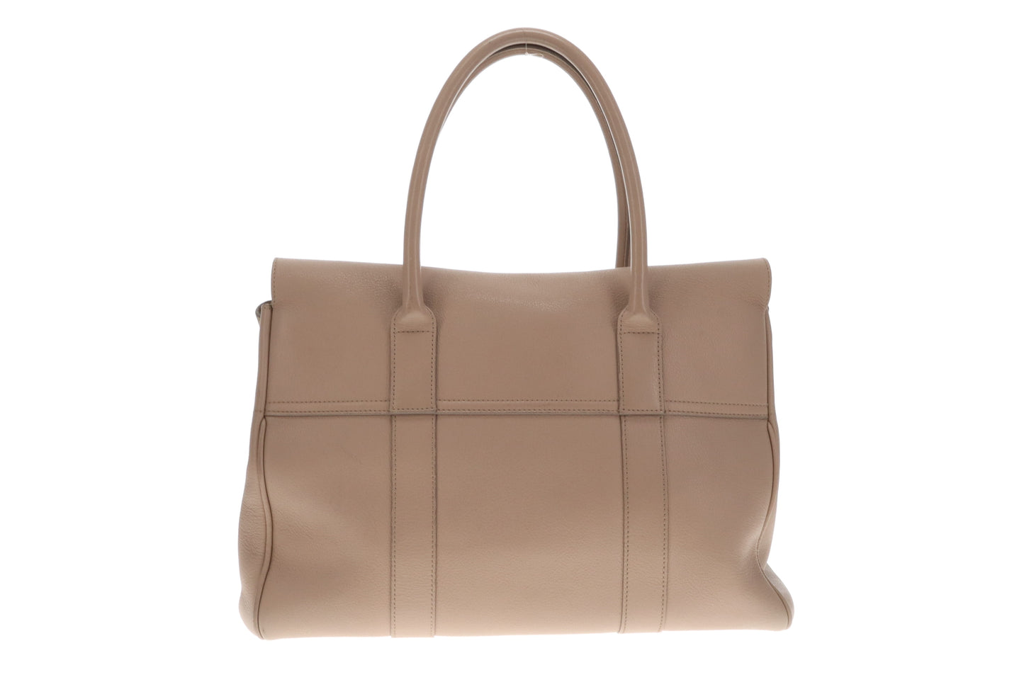 Mulberry Bayswater Putty Heritage With Silver Hardware