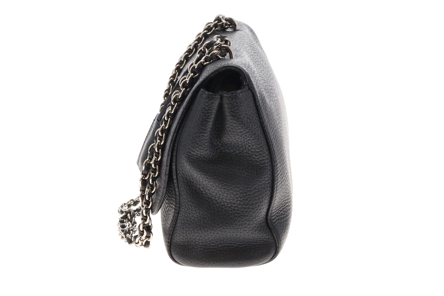 Mulberry Medium Soft Grain Lily Black With Silver Hardware