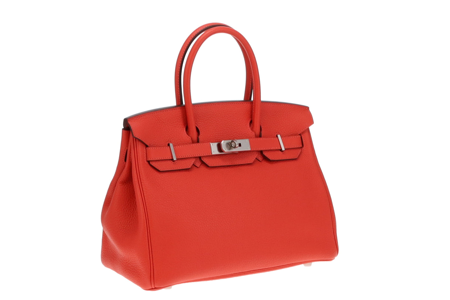 Hermes Rouge Pivoine Togo PHW Birkin 30 2014