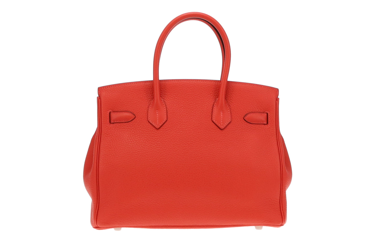 Hermes Rouge Pivoine Togo PHW Birkin 30 2014