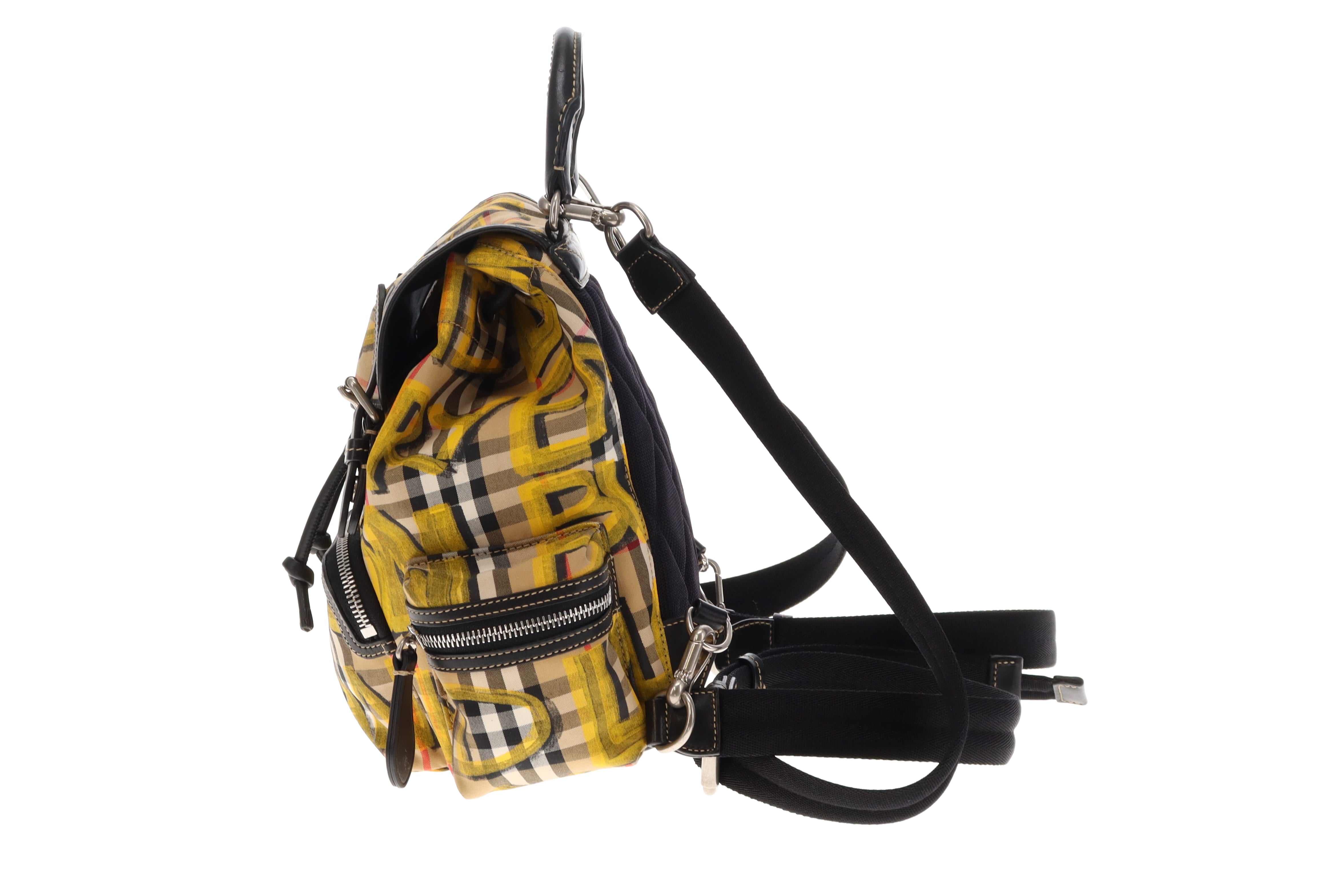 Burberry Graffiti Check Mini Backpack Designer Exchange Ltd