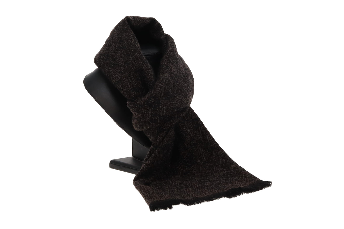 Gucci Dark GG Virgin Wool Scarf